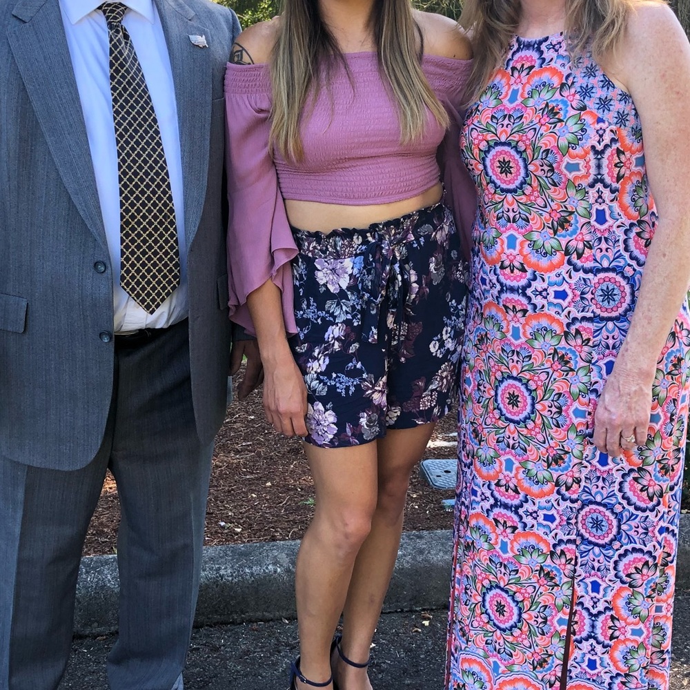 Flowy paperbag shorts